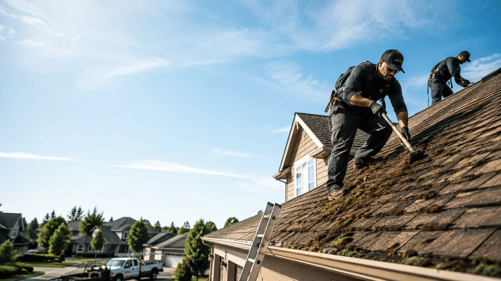 Roof Moss Removal in Unity, ME near me